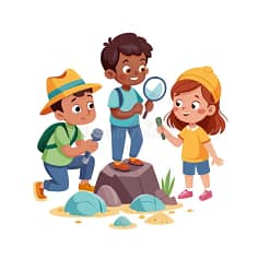 Children exploring